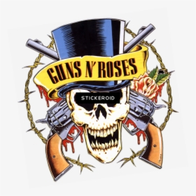 Slash Guns N Roses - Guns N Roses Skull Logo, HD Png Download, Transparent PNG