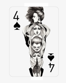Playing Card Fashion Illustration, HD Png Download, Transparent PNG