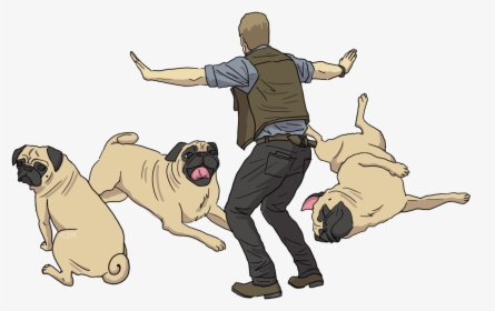 Did You Know That Chris Pratt Owns Several Pugs - Dog Yawns, HD Png Download, Transparent PNG