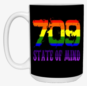709 State Of Mind Nl Pride White Mug - Beer Stein, HD Png Download, Transparent PNG
