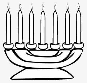 Kwanzaa Candles Black And White, HD Png Download, Transparent PNG