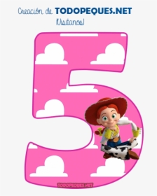Numero 4 De Jessie Toy Story, HD Png Download, Transparent PNG