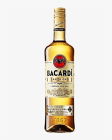Bacardi Carta Oro 700ml - Bacardi Carta Oro Rum, HD Png Download, Transparent PNG