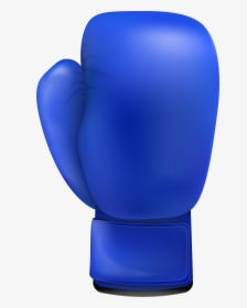 Clipart Chicken Boxing - Blue Boxing Glove Clipart, HD Png Download, Transparent PNG