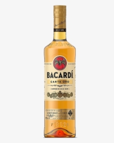 Gold 750ml Bacardi Rum, HD Png Download, Transparent PNG