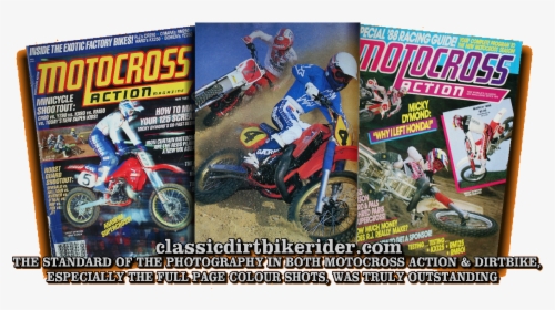 Dirtbike Motocross Action Magazine 1970s 1980s Bike - Off-road Racing, HD Png Download, Transparent PNG