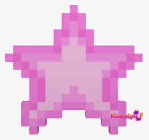 3d Art Pink Star - Super Mario Bros Star Png, Transparent Png, Transparent PNG