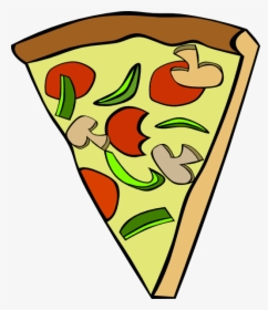 Pizza Clip Art - Pizza With Toppings Clipart, HD Png Download, Transparent PNG
