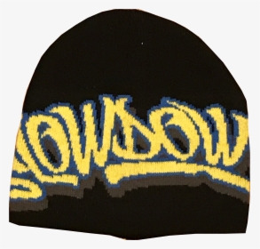 Image Of Winter Logo Beanie Black Yellow And Blue - Beanie, HD Png Download, Transparent PNG