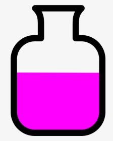 Bottle Clipart Science - Beaker Clipart, HD Png Download, Transparent PNG