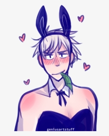 Playboy Bunny Anime Boy, HD Png Download, Transparent PNG