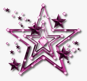 Purple Stars Clip Art, HD Png Download, Transparent PNG