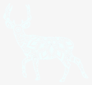 Hd Deer Silhouette Ftestickers - Reindeer, HD Png Download, Transparent PNG