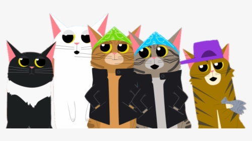 The Pets Factor Cat Gang - Cartoon, HD Png Download, Transparent PNG