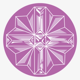 Apollo Design 0081 Crystal Cross Glass Pattern - Circle, HD Png Download, Transparent PNG