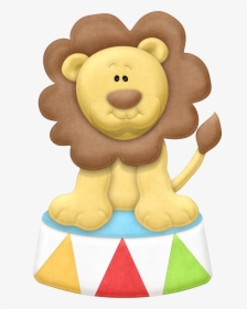 Circus Lion Cliparts - Baby Circus Animals Clipart, HD Png Download, Transparent PNG