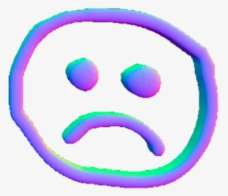 Gif, Png, And Sad Image - Aesthetic Sad Face Transparent, Png Download, Transparent PNG
