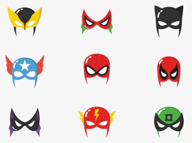 Drawn Masks Superwoman - Marvel Vector, HD Png Download, Transparent PNG