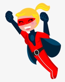 Superhero Girl , Png Download - Superhero Girl Clipart, Transparent Png, Transparent PNG