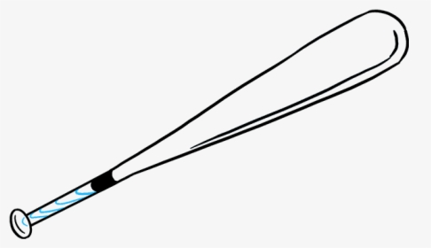 How To Draw Baseball Bat - Easy To Draw Baseball Bat, HD Png Download, Transparent PNG