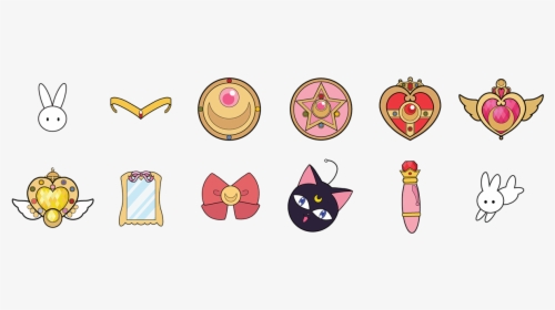 Sailor Moon Pattern Png, Transparent Png, Transparent PNG