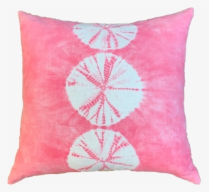 Tye Die Sand Dollar Pillow-periwinkle - Cushion, HD Png Download, Transparent PNG