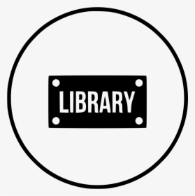 Library Room Board School Nameplate Plate Study - Circle, HD Png Download, Transparent PNG