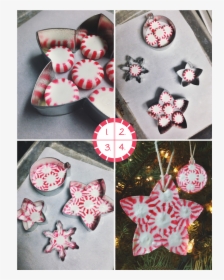 Peppermint Christmas Ornament Candies - Christmas Diy Decor, HD Png Download, Transparent PNG