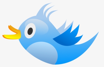 Twitter Png Transparent - Blue Tweet Bird Clipart, Png Download, Transparent PNG