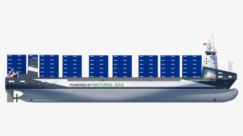 Damen Container Feeder - Cargo Ship Side Png, Transparent Png, Transparent PNG