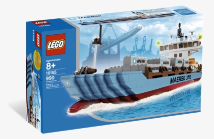 Transparent Cargo Ship Png - Lego 10155, Png Download, Transparent PNG
