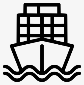 Cargo Ship - Cargo Ship Icon Png, Transparent Png, Transparent PNG