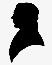 Silhouette Portrait Victorian Era Male Clip Art - Victorian Era Silhouette Man, HD Png Download, Transparent PNG