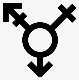 Genderqueer Filled Icon - Transgender Symbol, HD Png Download, Transparent PNG