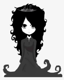 Ghost Girl Png Clipart Black And White Stock - Girl Ghost Cartoon Transparent, Png Download, Transparent PNG