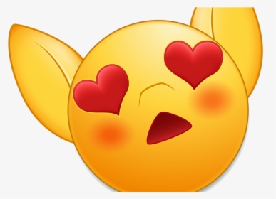 An M, Blushing, Emoji, Head, Heart, Heart Eyes - Blush Emoji With Hearts, HD Png Download, Transparent PNG