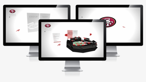 San Francisco 49ers , Png Download - Computer Monitor, Transparent Png, Transparent PNG