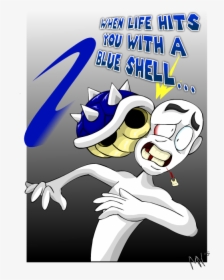 Blue Shell T-shirt Idea, HD Png Download, Transparent PNG