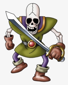 Skeleton Clipart Dungeons And Dragon - Dragon Quest Builders Skeletons, HD Png Download, Transparent PNG
