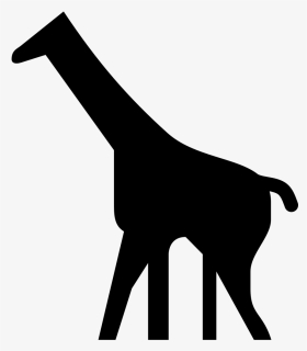 Giraffe Silhouette - Icon, HD Png Download, Transparent PNG