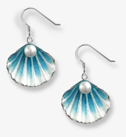 Nicole Barr Designs Sterling Silver Shell Wire Earrings - Earrings, HD Png Download, Transparent PNG