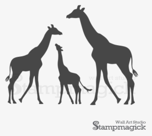 Giraffe Silhouette Png, Transparent Png, Transparent PNG