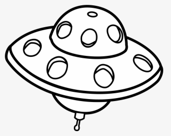 Png Free Download Flying Saucer Unidentified Object - Ufo Black And White Clipart, Transparent Png, Transparent PNG