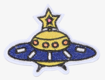 Flying Saucer Embroidered Badges - Emblem, HD Png Download, Transparent PNG