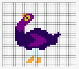 Trash Dove By Scenequeenn On Kandi Patterns Trash Dove, - Mario Bullet Pixel Art, HD Png Download, Transparent PNG