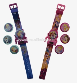 Flying Saucer Cartoon Design Band Watch With Lcd Display - Strap, HD Png Download, Transparent PNG