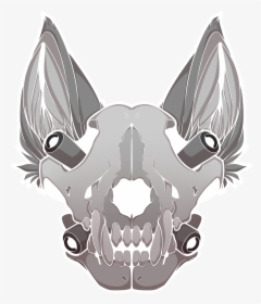 Transparent Dog Skeleton Clipart - Dog Skull Vector Png, Png Download, Transparent PNG