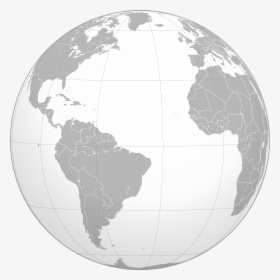 Transparent Globe Png Transparent - Grey And White Globe, Png Download, Transparent PNG