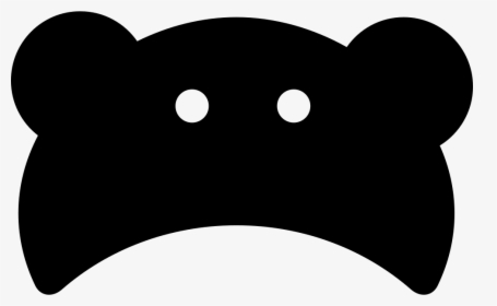 Baby Bear Head Silhouette, HD Png Download, Transparent PNG