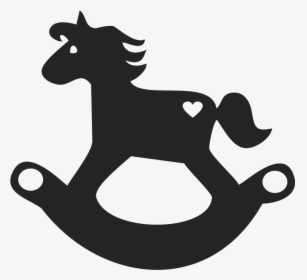 Rocking Horse Silhouette Vector, HD Png Download, Transparent PNG
